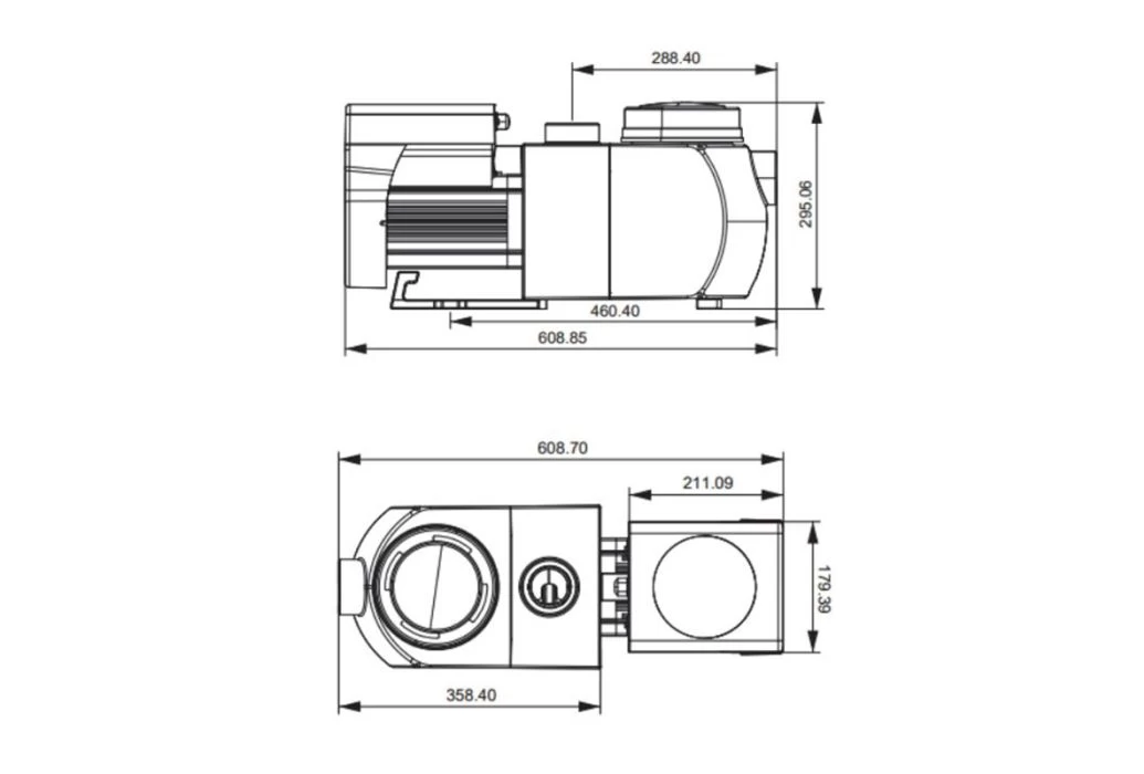 AquaForte Inverpro VS IP30 Variabele Zwembadpomp - Afbeelding 5