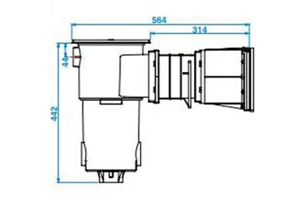 BWT Skimmer Hoge Waterlijn | Zandkleur - Afbeelding 4