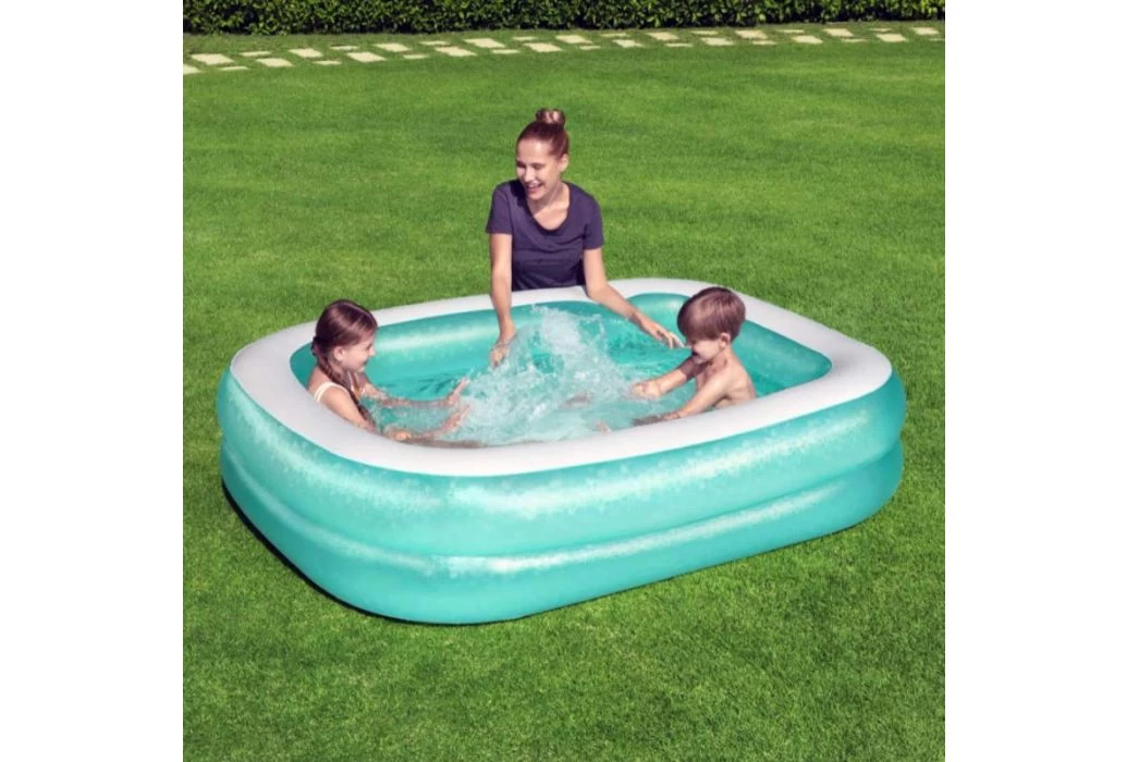 Bestway Opblaasbaar Zwembad | 201 X 150 X 51 Cm - Afbeelding 6