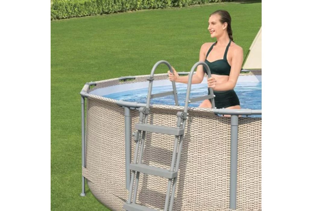 Bestway Power Steel Rotan Zwembad | Ø 396 X 107 Cm - Afbeelding 4