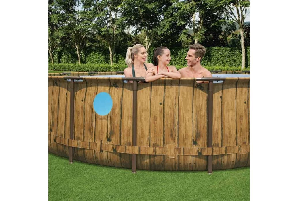 Bestway Power Steel Swim Vista Zwembad | Ø 488 X 122 Cm - Afbeelding 4