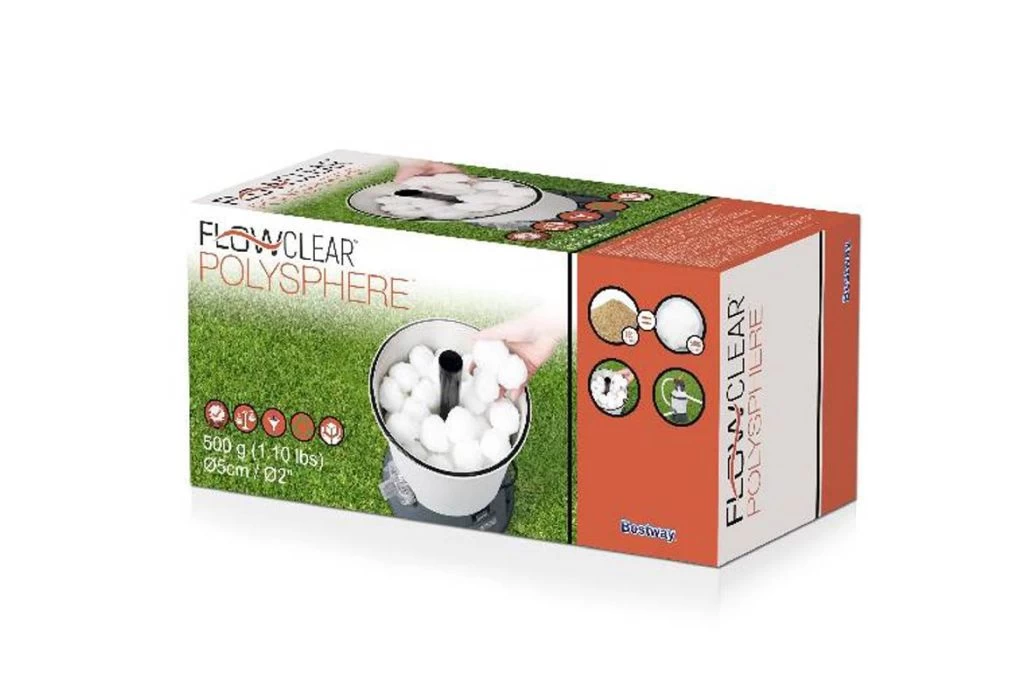 Bestway Flowclear Polysphere Filterbollen 500g - Afbeelding 2