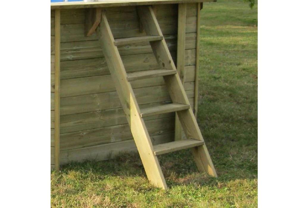 GRE Gré Houten Zwembad Loire | 815 X 420 X 146 Cm - Afbeelding 6