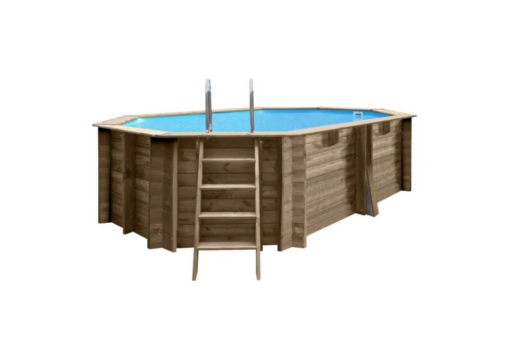 GRE Gré Houten Zwembad Normandië | 436 X 336 X 117 Cm