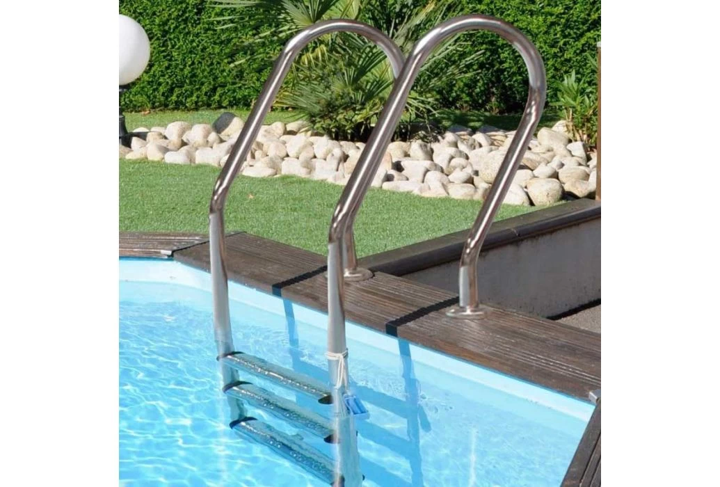 GRE Gré Houten Zwembad Normandië | 436 X 336 X 117 Cm - Afbeelding 4