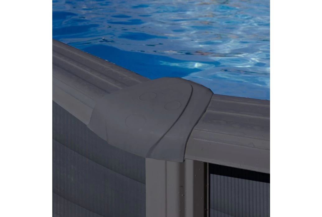 GRE Gré Stalenwand Zwembad Rond Kea | Ø 460 X 120 Cm - Afbeelding 6