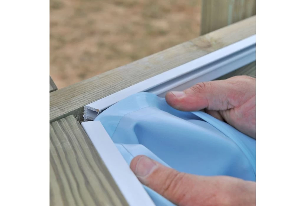 GRE Gré Houten Zwembad Normandië | Ø 500 X 127 Cm - Afbeelding 4