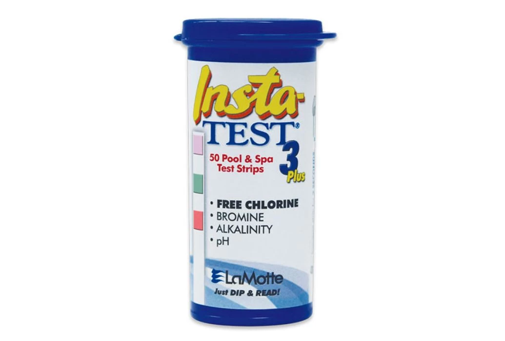 LaMotte Insta-TEST 3 Plus (50 Teststrips Voor Chloor, Alkaliteit En PH)