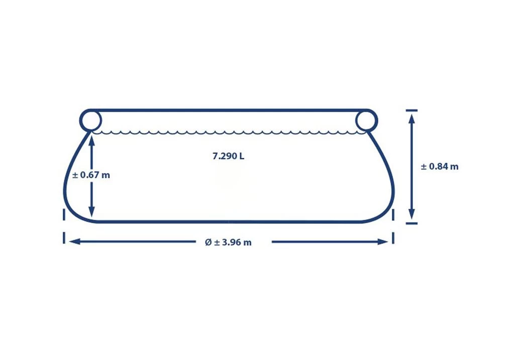 Intex Easy Set Zwembad | 396 X 84 Cm Met Pomp - Afbeelding 2