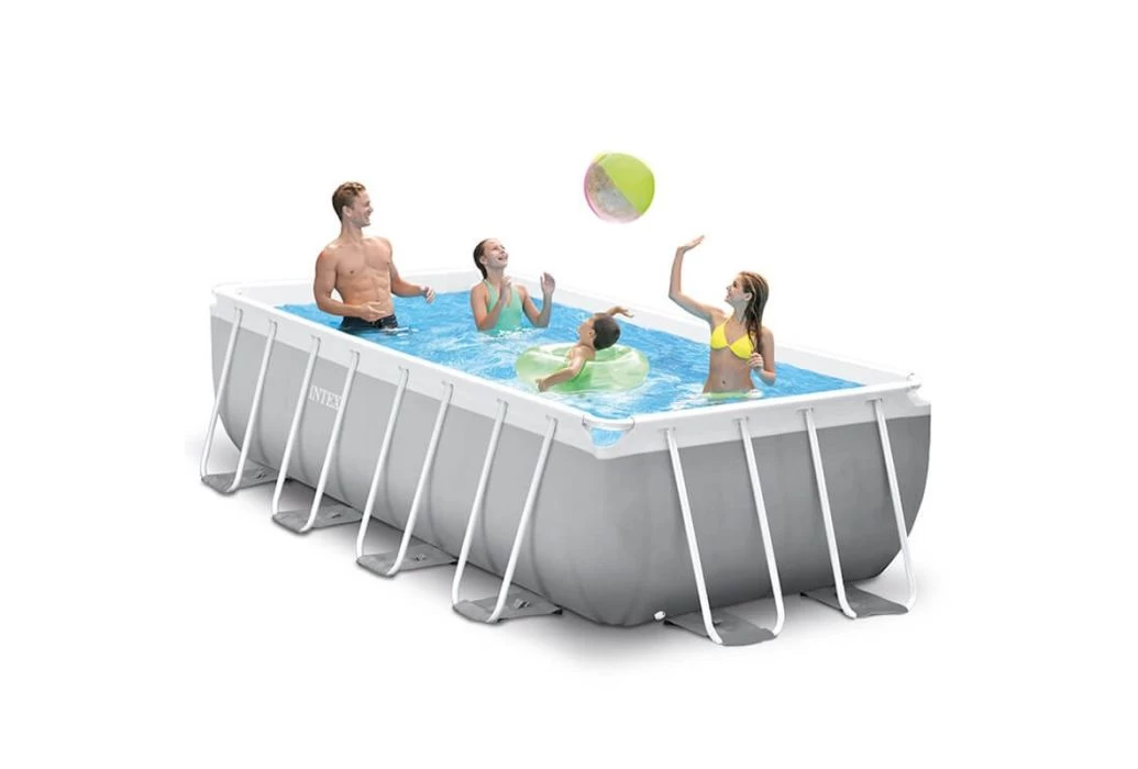 Intex Prism Frame Zwembad | 488 X 244 X 107cm Complete Set - Afbeelding 2
