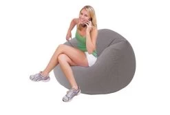 Intex Opblaasbare Lounge Stoel | Grijs