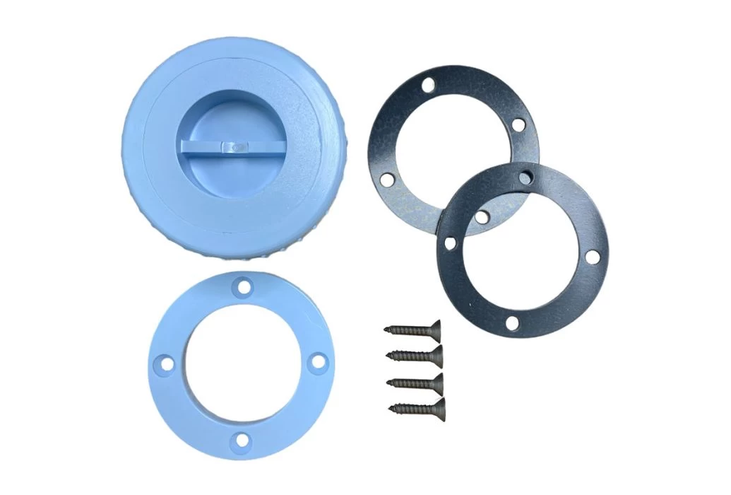 BWT Stofzuigeraansluiting Met Stop | Lichtblauw - Afbeelding 4