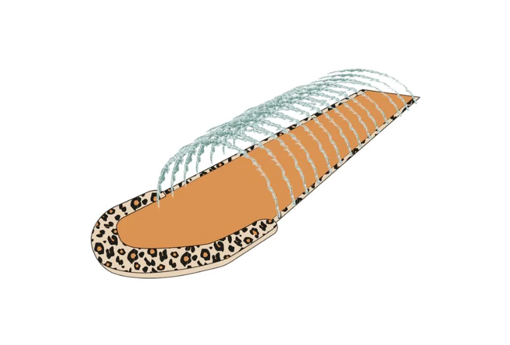 Swim Essentials Buikschuifbaan Panterprint