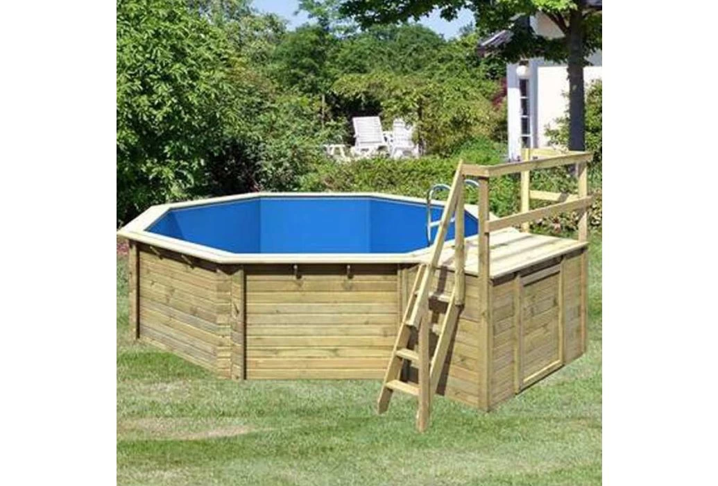 Trend Pool Houten Zwembadterras Voor Ø 470 Cm - Afbeelding 2